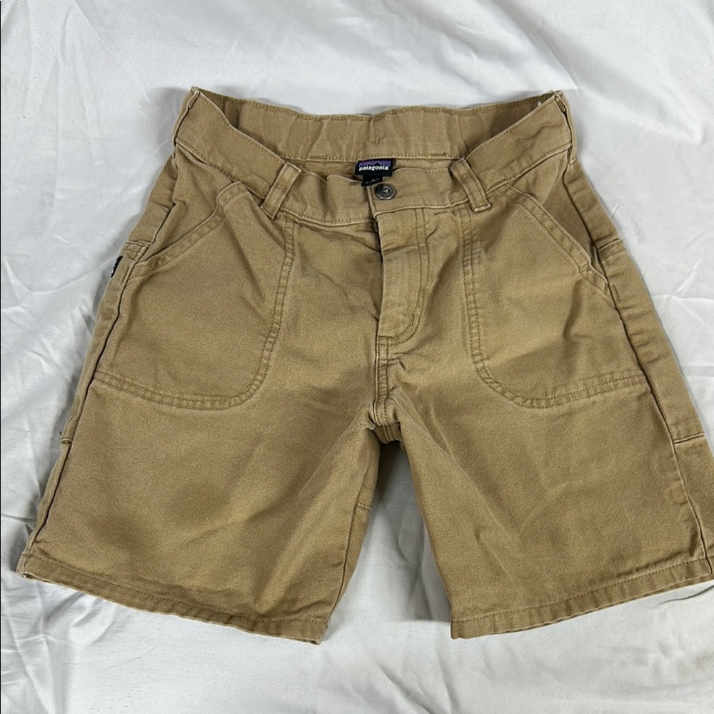 Boys Patagonia Tan stand up Shorts
